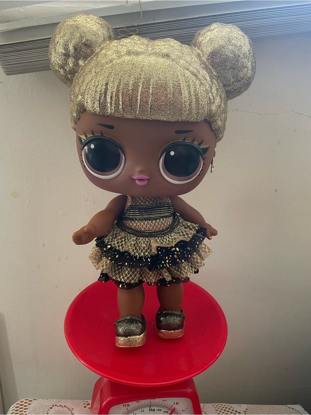 LOL Surprise Big Baby Queen Bee Doll Dressed, Shoes